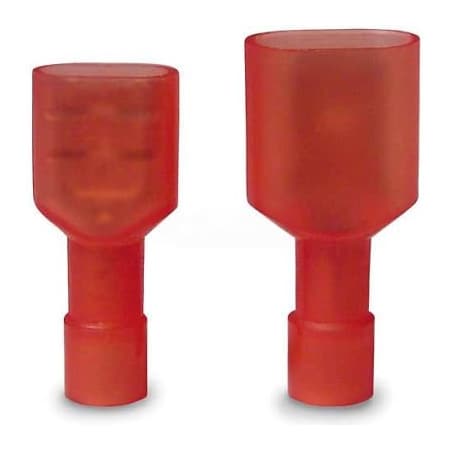 Gardner Bender Fully Insulated Disconnect, M/F Pairs, 22-16awg, 250" Tab, Red - 10 pk. 20-151P